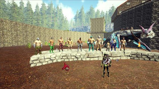 Screenshot from a Ghost-crew server (ARK)
